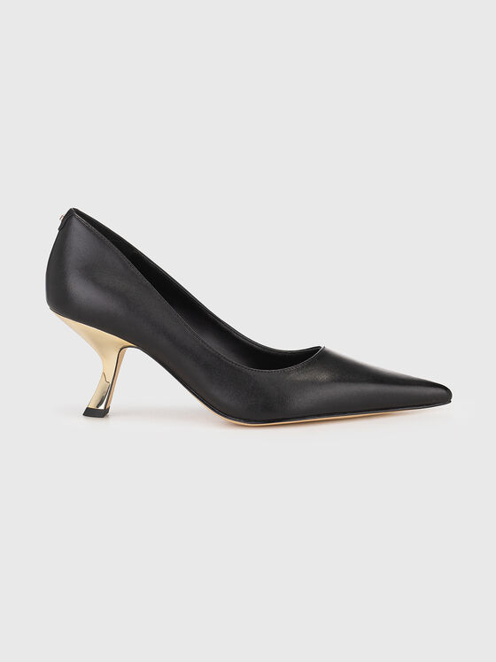 Pantofi din piele LUNA cu toc - 1