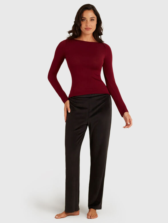 CHEENILLE black pants - 4
