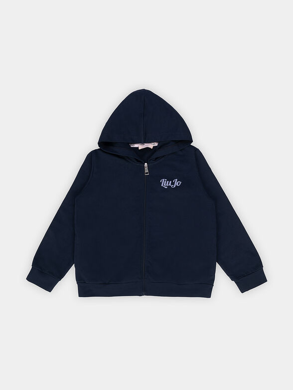 Hooded sweatshirt with print on the back - 1