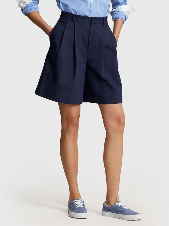 Wool blend short pants - 1