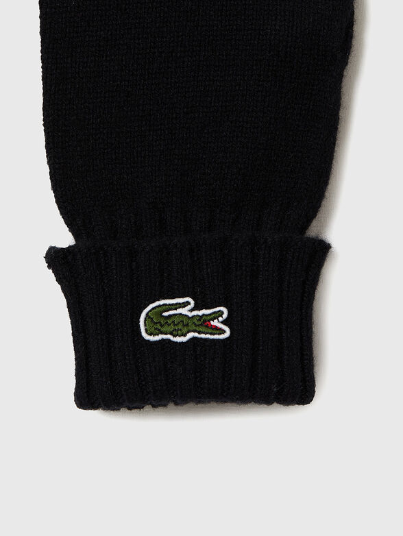 Wool gloves with logo  - 2