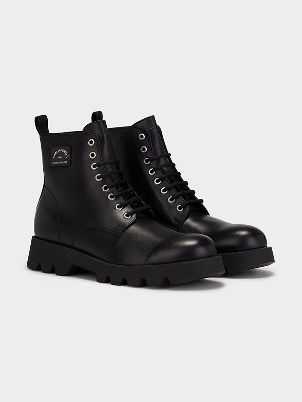 Ankle boots TERRA FIRMA with metal logo detail - 2