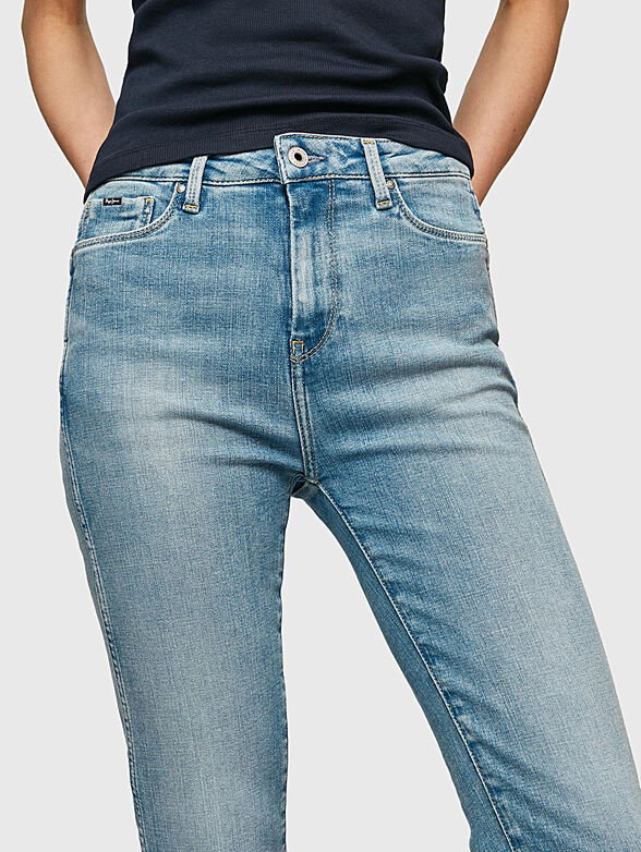 DION blue jeans with washed effect - 4