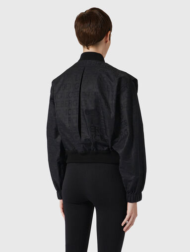 Black jacket with logo accent - 3