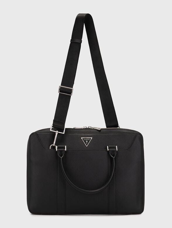 Saffiano effect laptop bag - 3