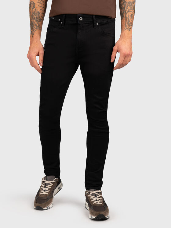 MASON black jeans with logo patch - 1