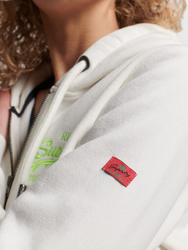 VINTAGE sweatshirt with hood - 5