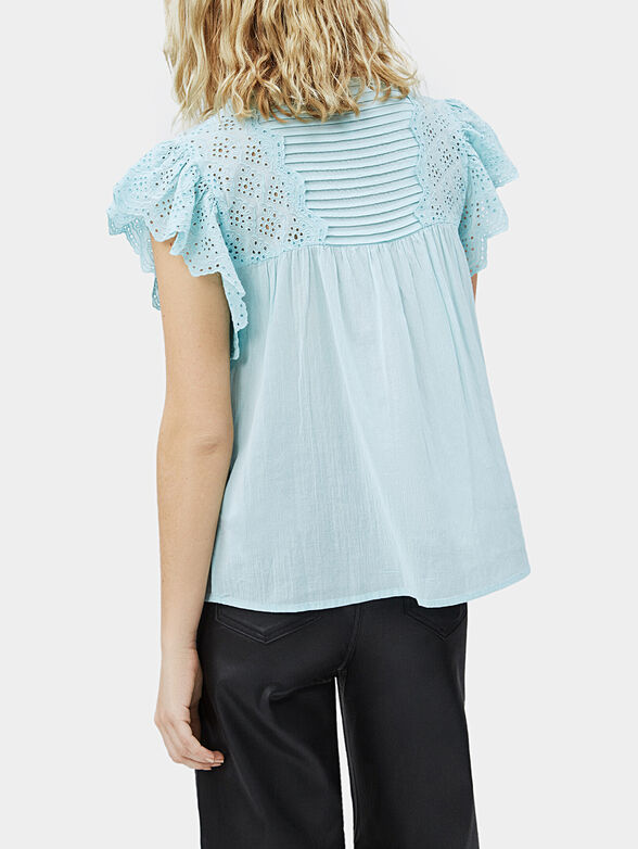 STELLA Ruflle sleeve blouse - 4