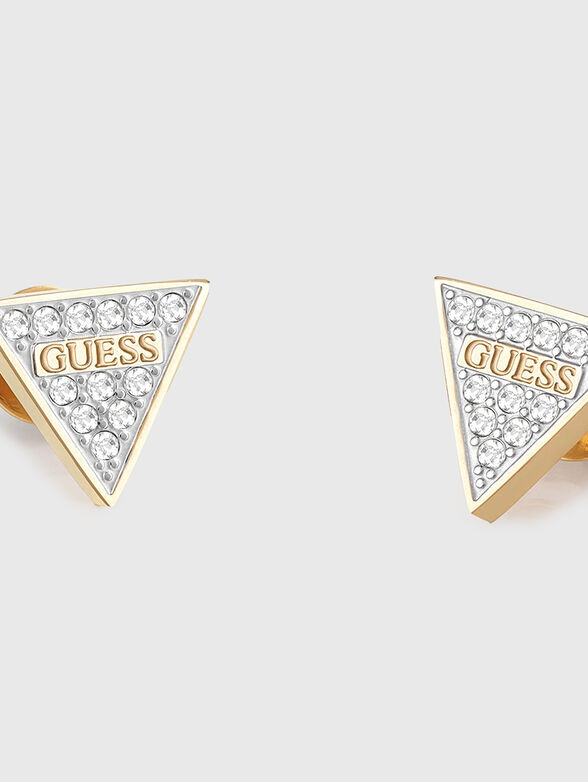 STUDS PARTY earrings in golden color - 2