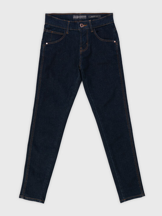 Blue skinny jeans - 1
