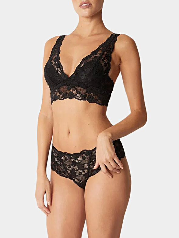 Brazilian knickers with lace - 1