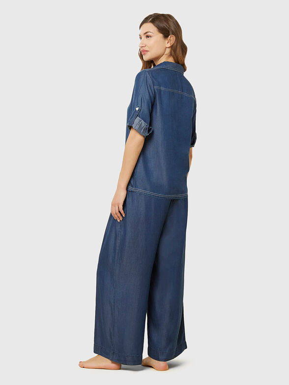 DENIM pants with wide legs - 2
