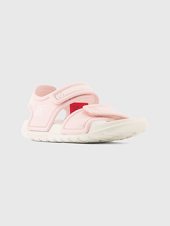 SPSD light pink sandals with logo accents - 2
