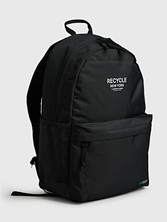VINTAGE MONTANA black textile backpack  - 3