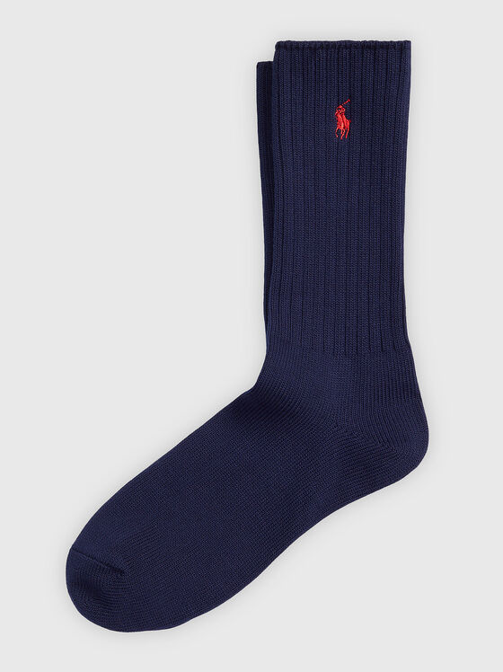 COLOR SHOP socks with logo accent - 1