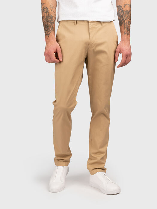 Chino pants in beige