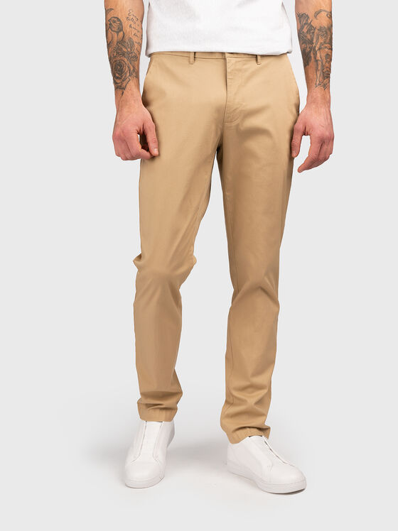 Chino pants in beige - 1