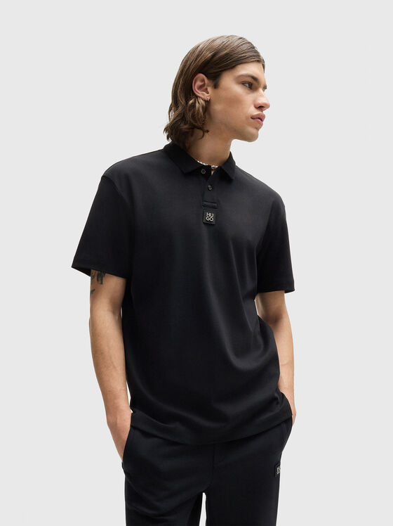 Tricou polo DEABONO_D cu petic logo - 1