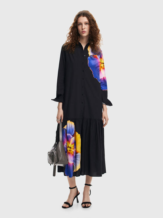 Rochie neagră PENSAMIENTO-LACROIX - 1