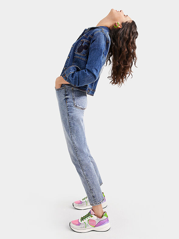 Denim jacket with Mickey application - 4