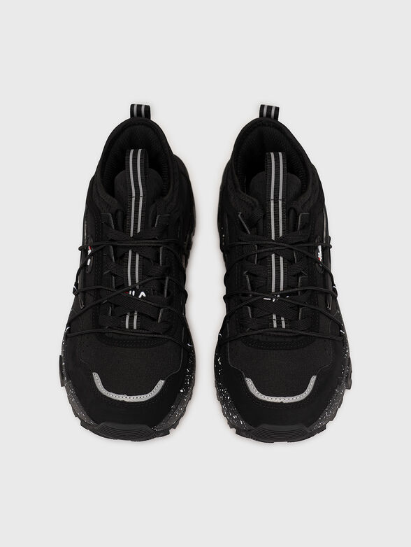 UPGR8 H black sports shoes - 6