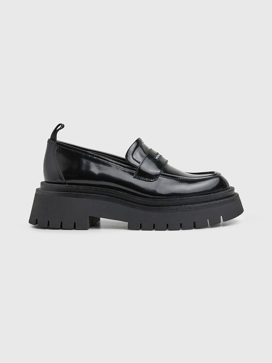 Mocasini QUEEN OXFORD în negru - 1