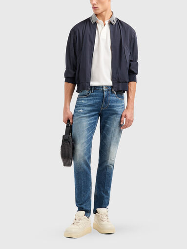 Straight jeans with washed effect - 5