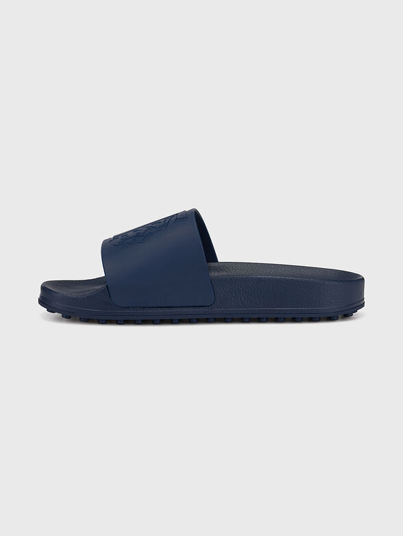 Blue beach shoes with logo detail - 4