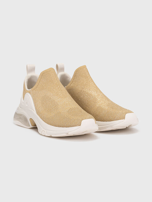 EXTREME slip-on sneakers in gold color - 2