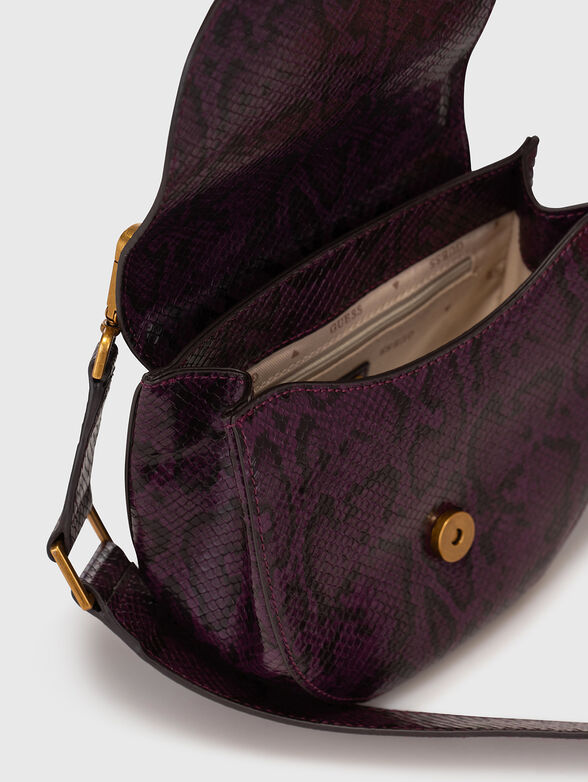 Crossbody bag with animal print - 6