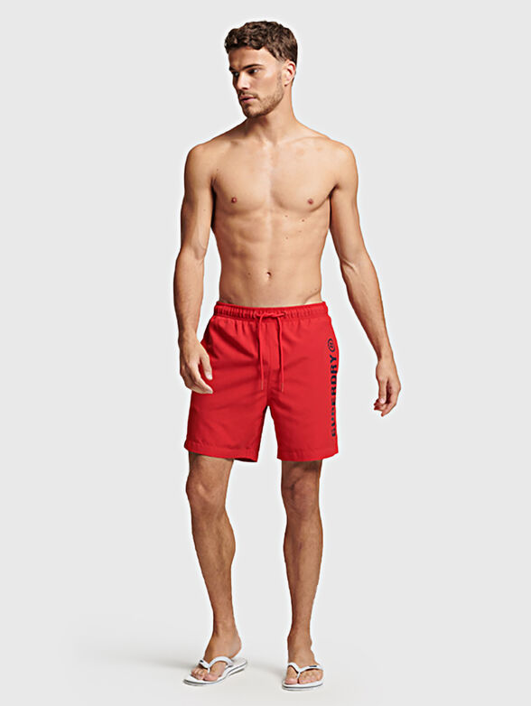 CORE SPORT beach shorts with logo accent - 6