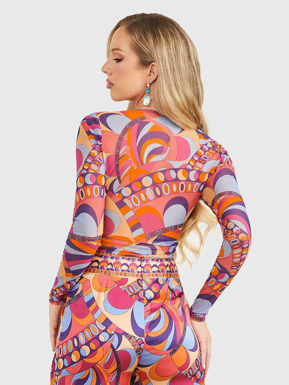 TULUM blouse with multicolired print - 3