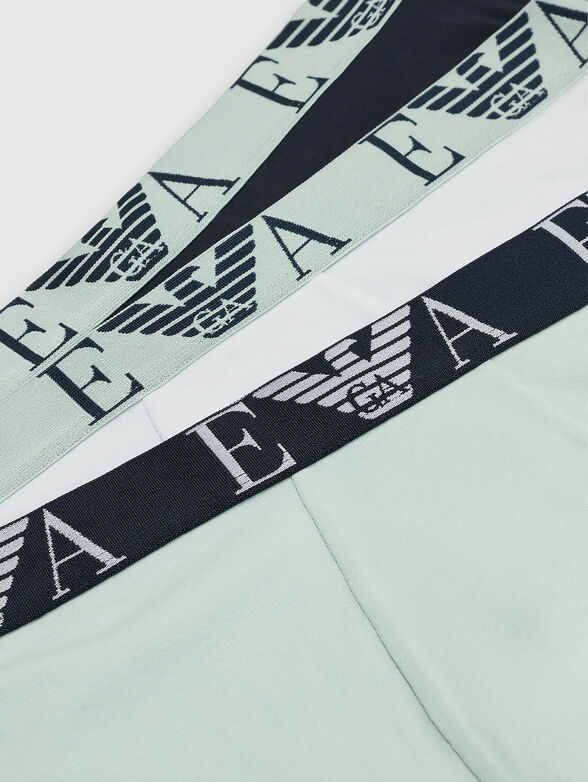 Set of three pairs of boxers with logo - 4
