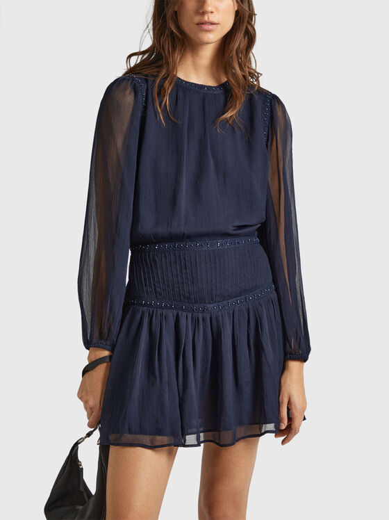 Rochie mini albastru închis CLEO - 1