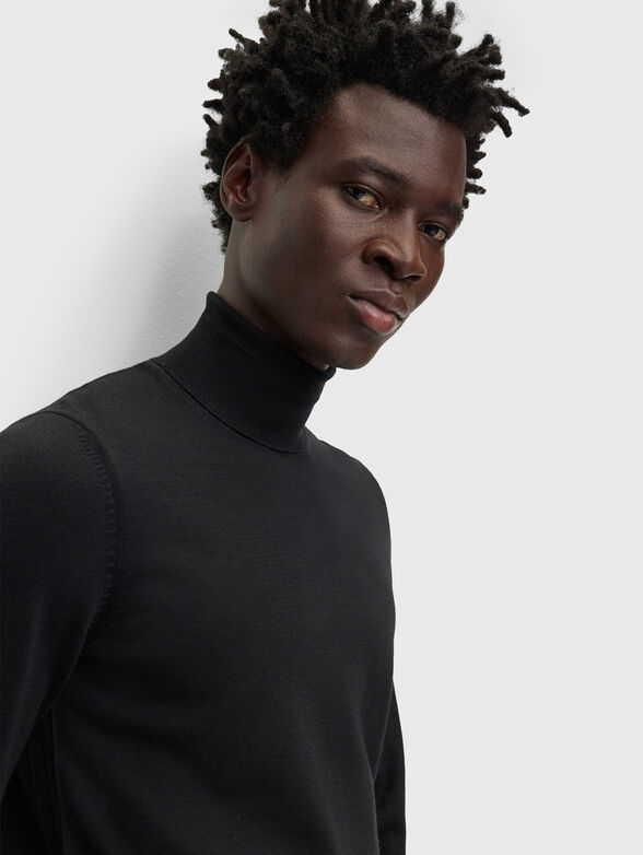 MUSSO-P wool sweater with turtleneck  - 4