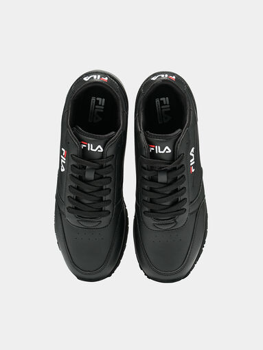 ORBIT JOGGER LOW Black sneakers with logo embroideries - 5