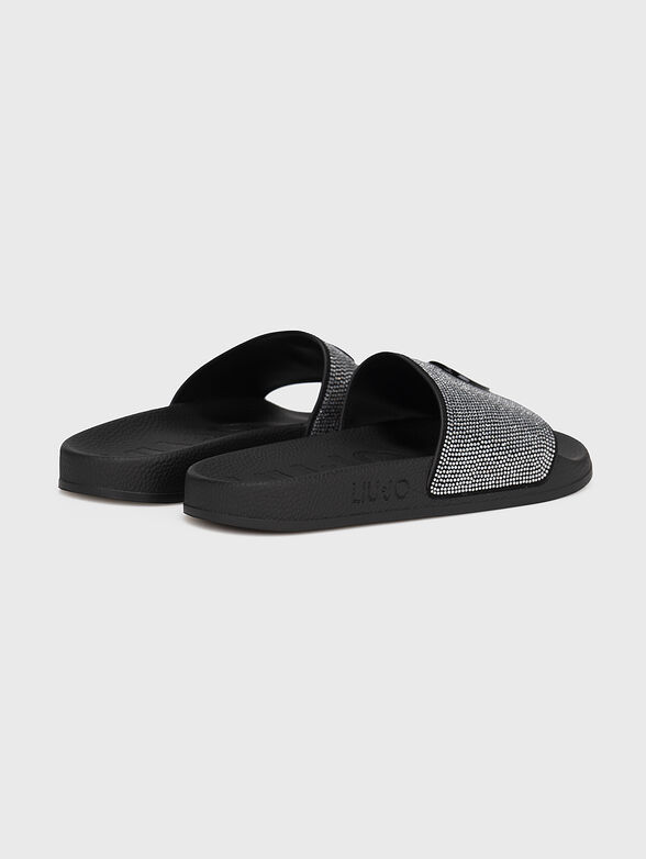 KOS 08 black beach slippers - 3