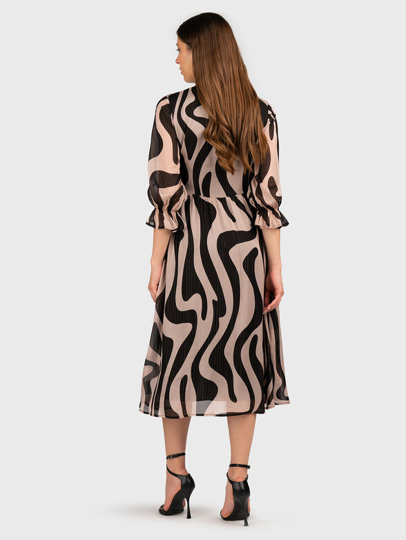 Midi dress from viscose - 2