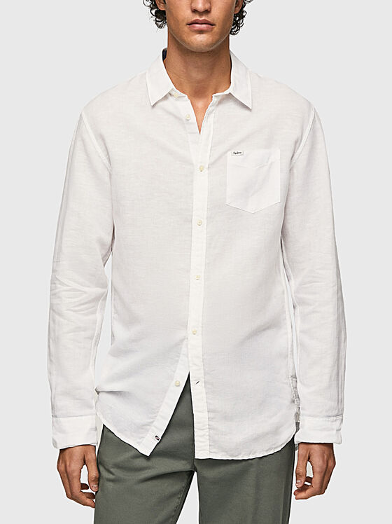 PARKER shirt in linen blend - 1