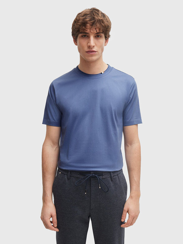 TIBURT blue cotton T-shirt - 1
