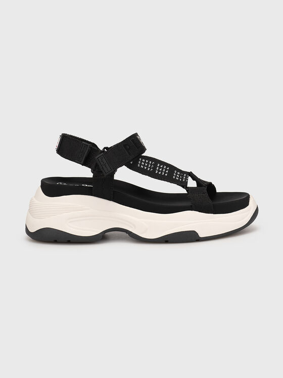 GRUB LOGO sandals with white sole - 1