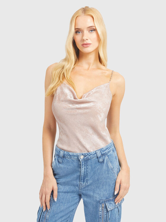 Top DARIA with metallic effect - 1