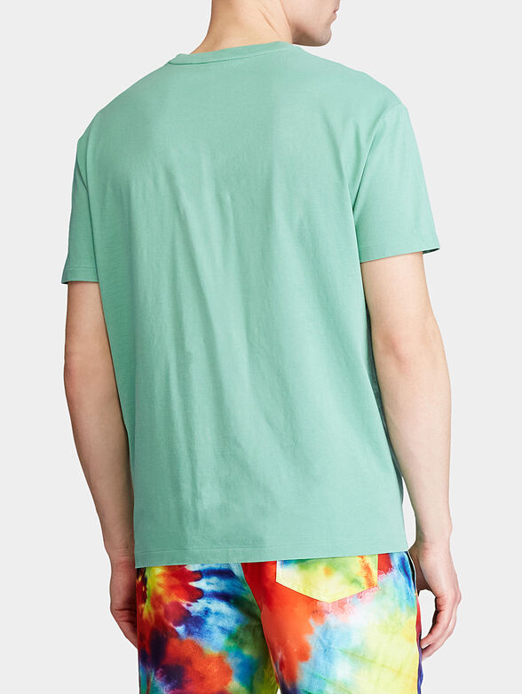 Green cotton t-shirt - 2