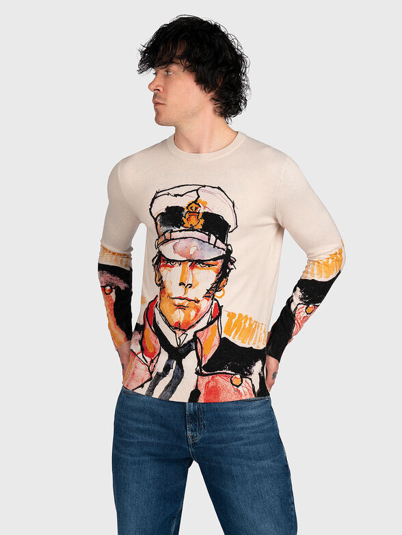 CORTO MALTESE print sweater - 1