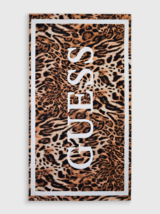 Prosop de plajă cu animal print - 1