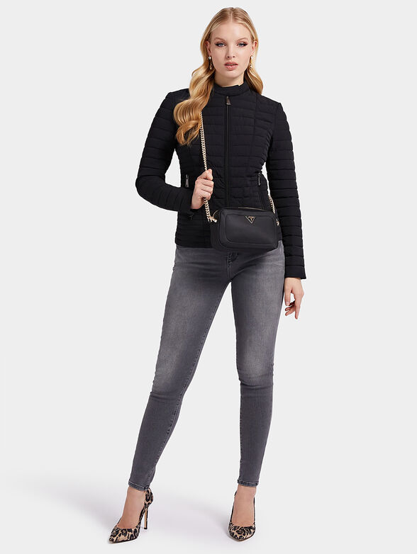 VONA black jacket with quilted effect - 2