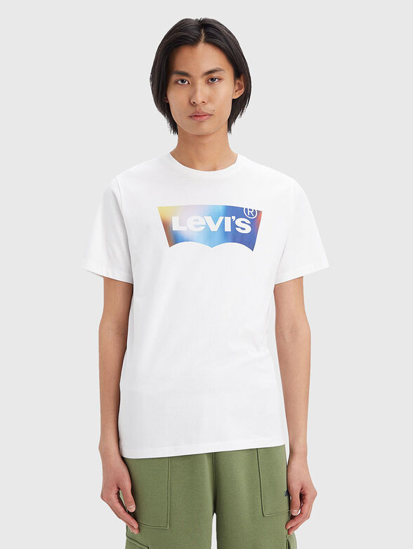 Cotton T-shirt with logo accent - 1