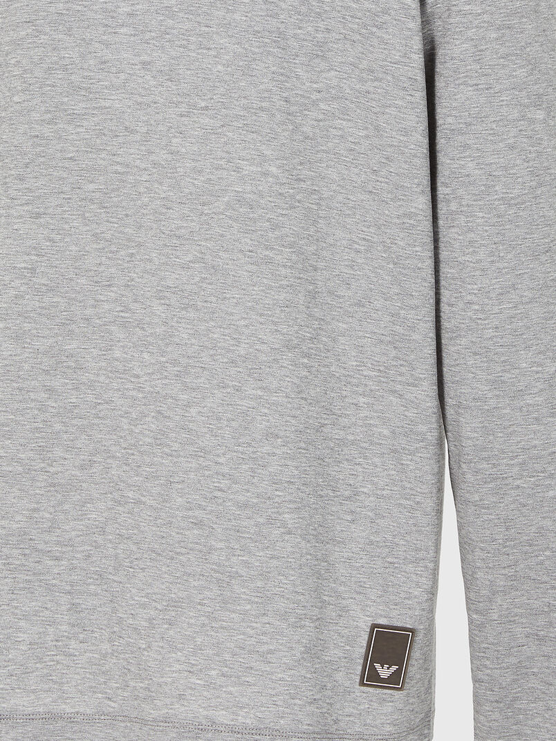 Long sleeved polo shirt with logo - 3