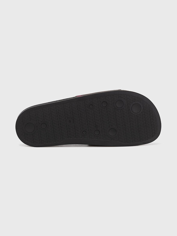 KOS 07 beach slippers with contrasting logo print - 5