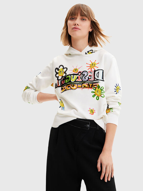 JUNE sweatshirt with logo accent - 1